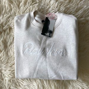 Rapha Embroidered Logo Crew Sweatshirt / Cream